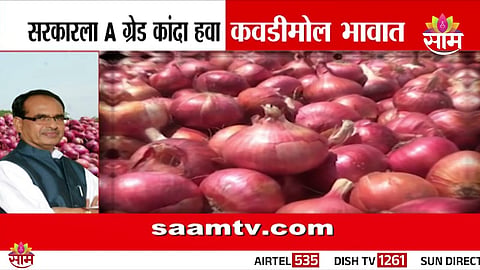 Farmers dump and burn onions as prices crash amid strict government procurement rules.