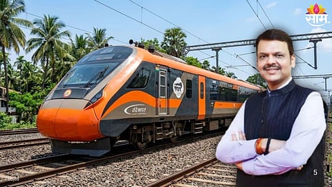 Devendra Fadnavis  Vande Bharat Train Journey