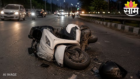 Scooter rider killed in a hit-and-run accident near CBD Belapur on Sion-Panvel Highway; police searching for absconding driver.