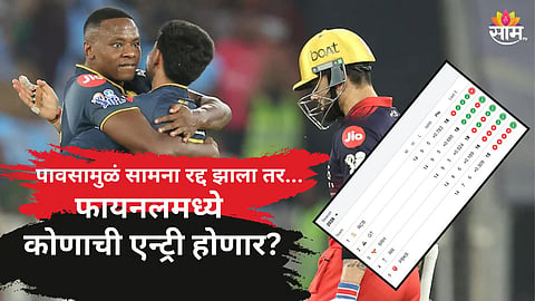 क्वालिफायर १ सामना रद्द झाला तर कोणता संघ फायनलमध्ये पोहोचणार? गुजरात टायटन्स की रॉयल चॅलेंजर्स बेंगळुरू? 