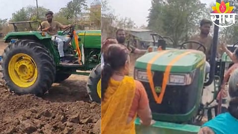 Injured women receiving treatment after an alleged tractor attack during a land dispute in Nashik's Pimpalgaon Baswant.