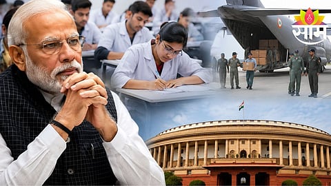 PM Modi reviews NEET re-exam preparations amid heightened security measures after paper leak controversy.