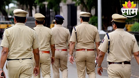 Representative image of Indian Police officers amid a major IPS reshuffle in Uttar Pradesh.