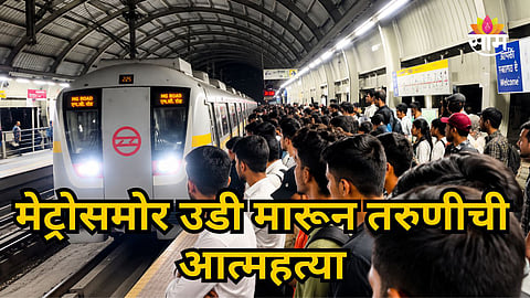 22-YEAR-OLD WOMAN DIES AFTER JUMPING BEFORE METRO TRAIN AT GURUGRAM MG ROAD STATION