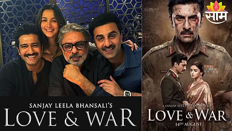 Film set of ‘Love and War’ in Mumbai where a worker tragically lost his life during shooting.