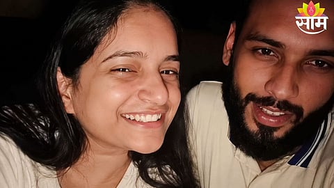 Police investigate the car where a young couple was found dead after shocking WhatsApp photos surfaced hours before the incident.