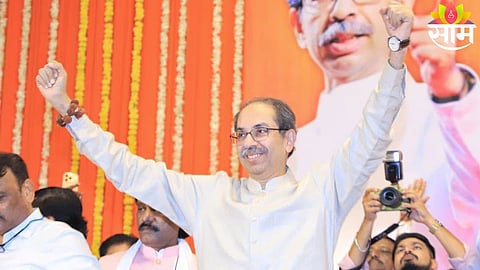 Uddhav Thackeray addresses a massive rally in Dharashiv, launching a sharp attack on rebel MP Omraje Nimbalkar over his defection.