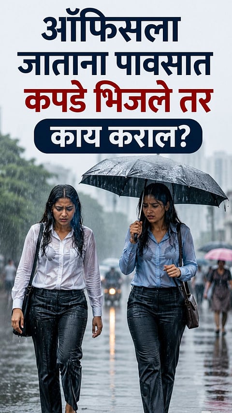 MONSOON OFFICE TIPS: HOW TO DRY WET CLOTHES QUICKLY AND STAY COMFORTABLE