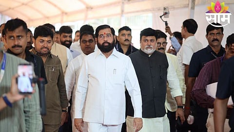 Eknath Shinde and Sachin Ahir address media after Ahir joins Shinde-led Shiv Sena, hinting at further political shifts.