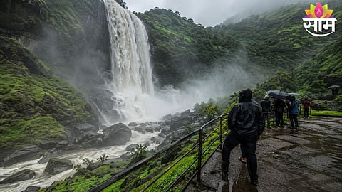 Tourists restricted at Raigad’s popular waterfalls amid safety concerns during monsoon