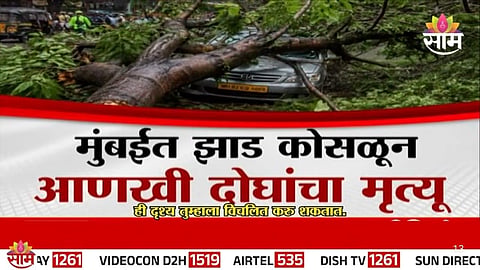 झाड कोसळून आणखी दोघांचा मृत्यू; मुंबईकरांचा वाली कोण? मुर्दाड महापालिकेला कधी जाग येणार? 