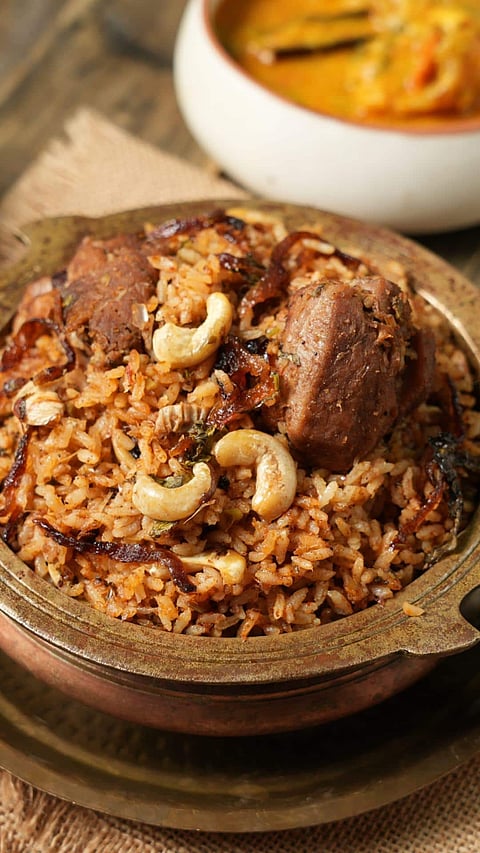 Black rice biryani