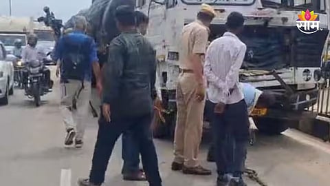 Accident: क्षणात भयंकर घडलं! भरधाव ट्रकने संपूर्ण कुटुंबाला चिरडलं, ३ मुलांचा जागीच मृत्यू 