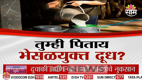 FDA officials inspect and seize suspected adulterated milk during raids across Maharashtra.