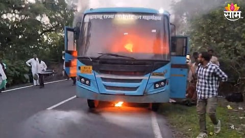 MSRTC Bus Fire