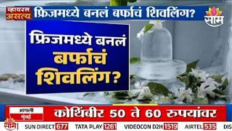 FACT CHECK: NO SHIVLING APPEARED IN REFRIGERATOR, VIRAL VIDEO SHOWS NATURAL ICE FORMATION