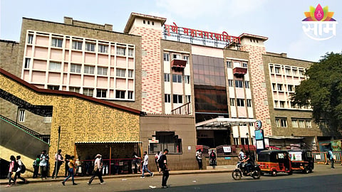 File photo of Pune Municipal Corporation office amid controversy over missing food testing machine worth ₹11.98 lakh.