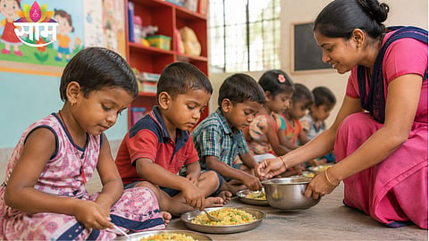 Children at Anganwadi centres in Pune district to receive improved nutrition meals including veg pulao and multigrain puffs under revised ICDS scheme.
