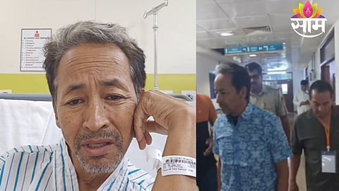 Sonam Wangchuk speaking in a viral video, alleging strict restrictions and “prison-like” conditions during his hospital stay after hunger strike.
