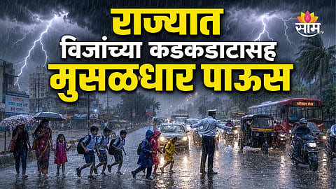 MAHARASHTRA HEAVY RAIN ALERT: IMD ISSUES ORANGE & YELLOW WARNING FOR MUMBAI AND 13 DISTRICTS