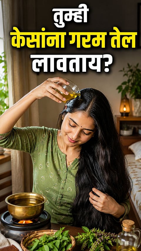 WARM OIL FOR HAIR BENEFITS | WHY LUKEWARM OIL IS BETTER THAN HOT OIL