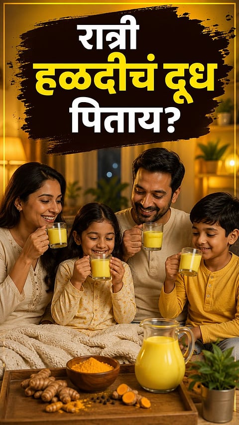 benefits of drinking turmeric milk at night before sleep