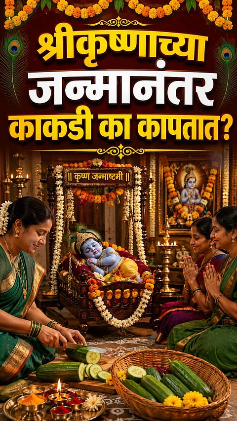 Why Is Cucumber Cut on Gokulashtami? | Krishna Birth Tradition