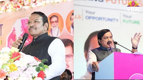 Shrirang Barne vs Sunil Tatkare railway bridge credit dispute