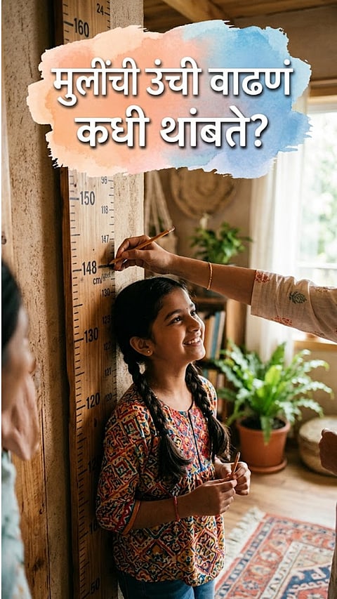 Girls height growth
