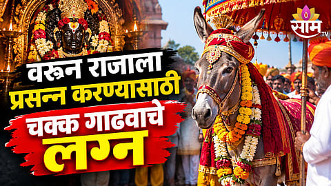 Solapur farmers donkey wedding for rain
