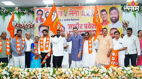 Thackeray faction workers join Eknath Shinde Sena in North Mumbai