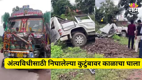 Chhatarpur SUV truck accident five people killed