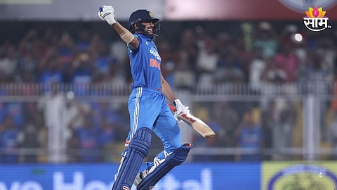 Shubman Gill 200 runs against West Indies in Guwahati