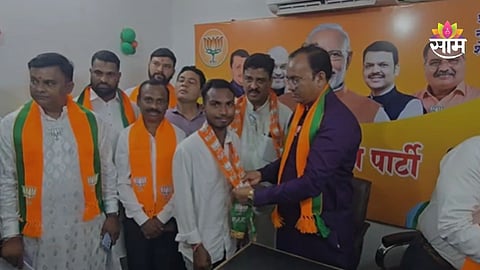 Congress workers join BJP Maharashtra, Navapur 
