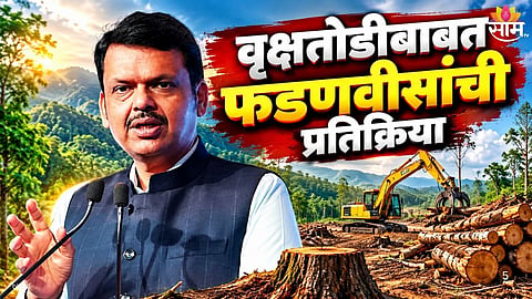 Maharashtra CM Devendra Fadnavis responds to the tree-felling controversy surrounding the Torrent Power Karjat