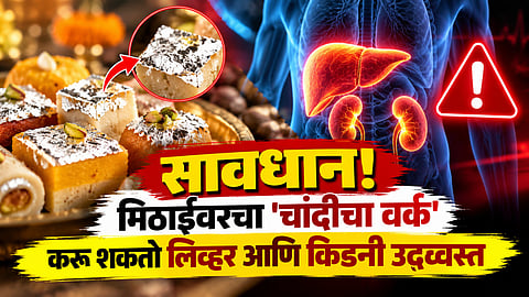 how to check pure silver foil on sweets at home

