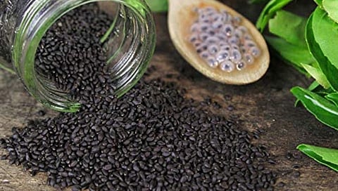 sabja seeds.