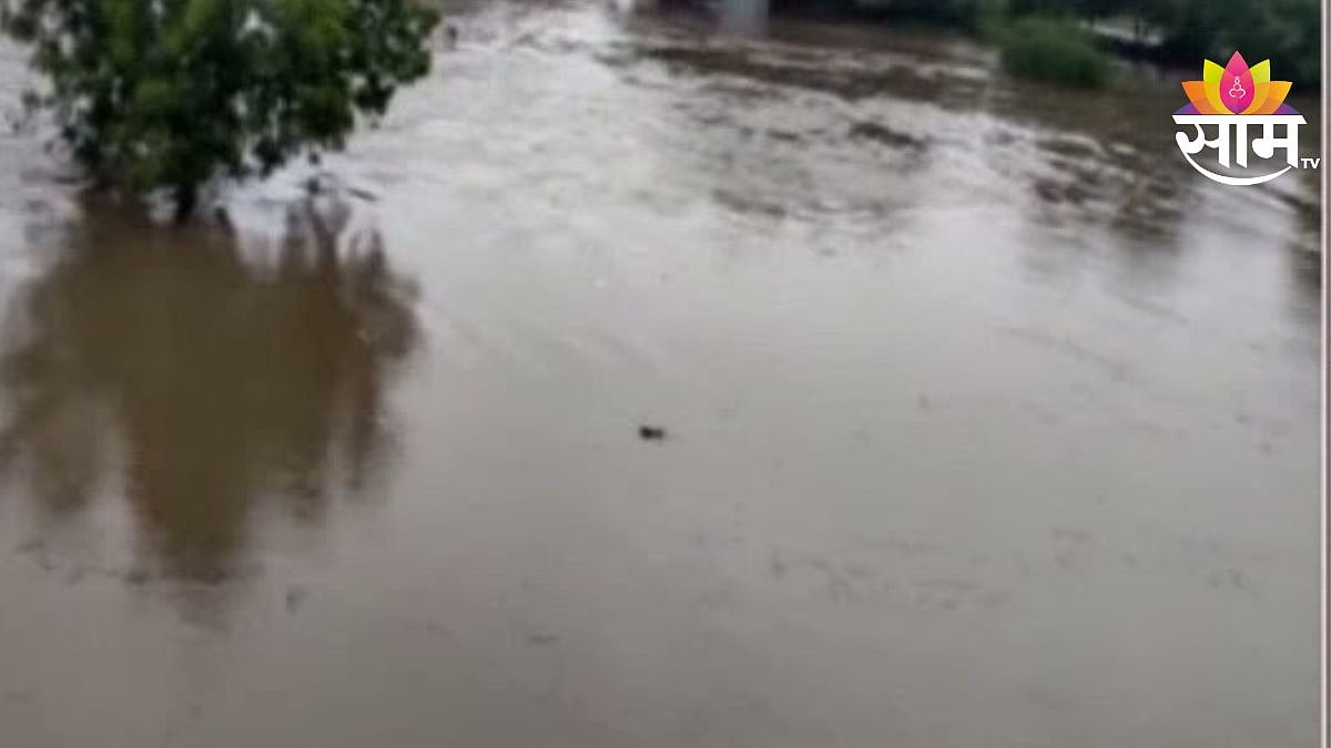 Rain : सरस्वती नदीला पुन्हा पूर; कोथाळा- सिरसाळा गावांचा संपर्क तुटला ...