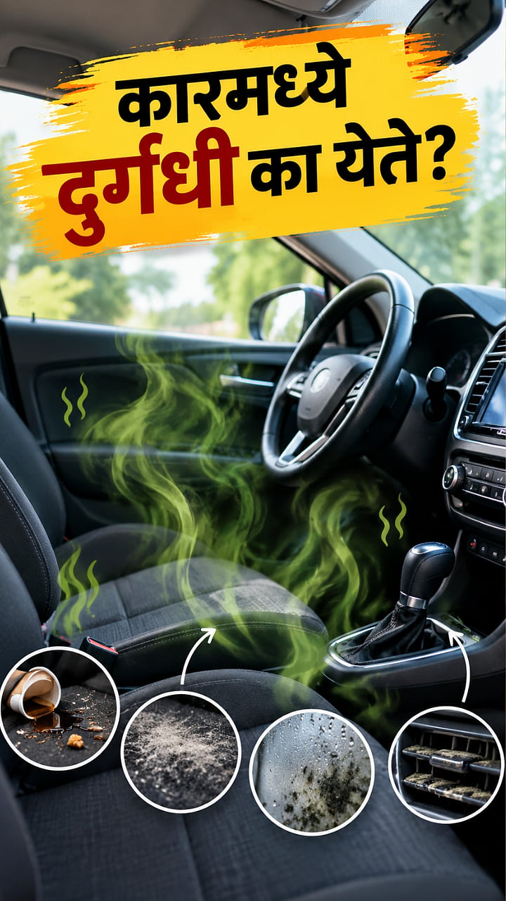 Bad smell in car: कोणत्या कारणांमुळे कारमध्ये दुर्गंधी येऊ लागते ...