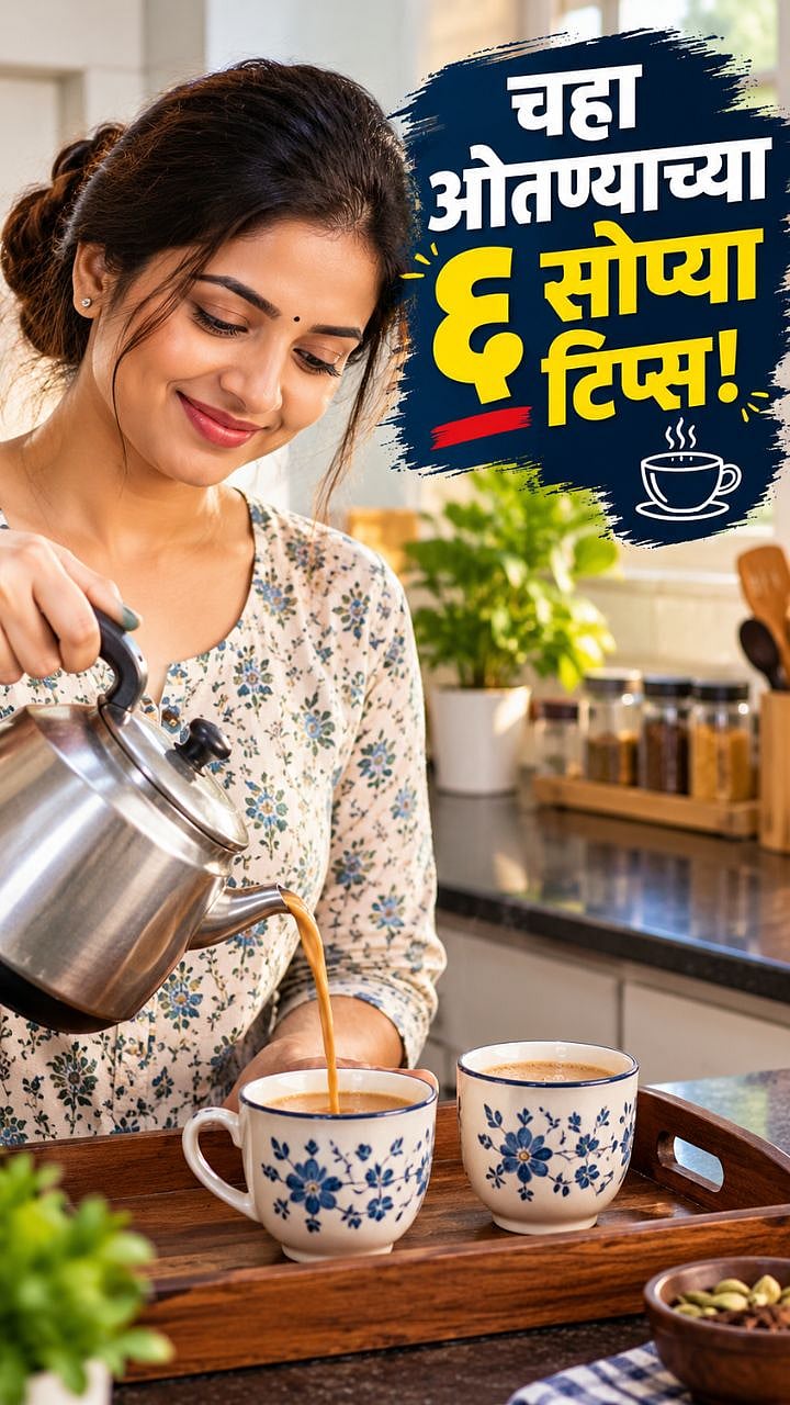 Tea Tips : चहा कपात ओतताना सांडतो? या ट्रिक्स करा फॉलो; थेंबही जाणार ...
