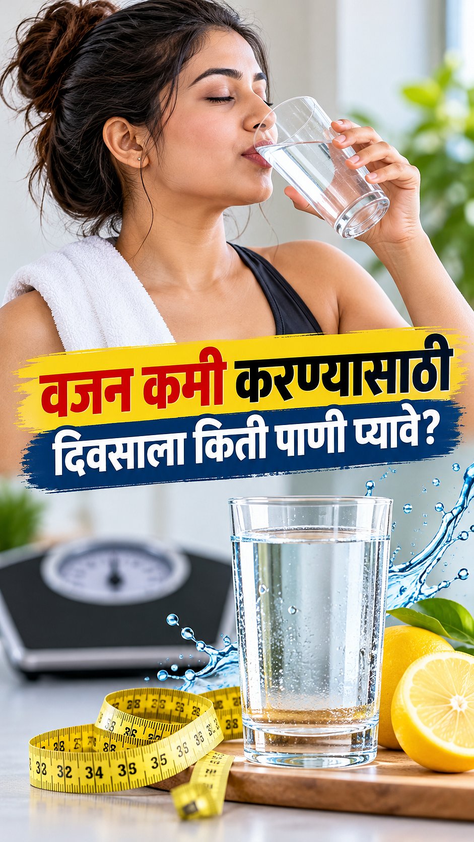 Water for Weight Loss: वजन कमी करायचे आहे? मग रोज किती पाणी प्यावे ...