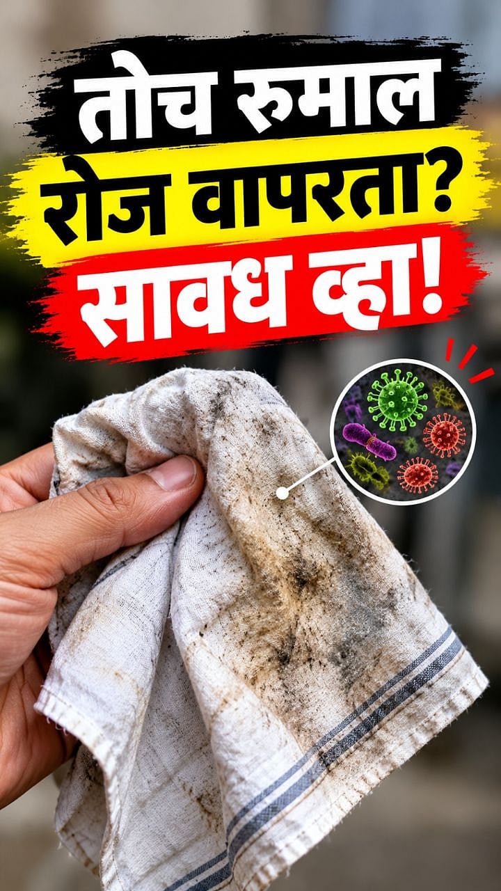 Handkerchief Hygiene : खिशातला रूमाल गंभीर आजारांचे घर; किती दिवसांत ...