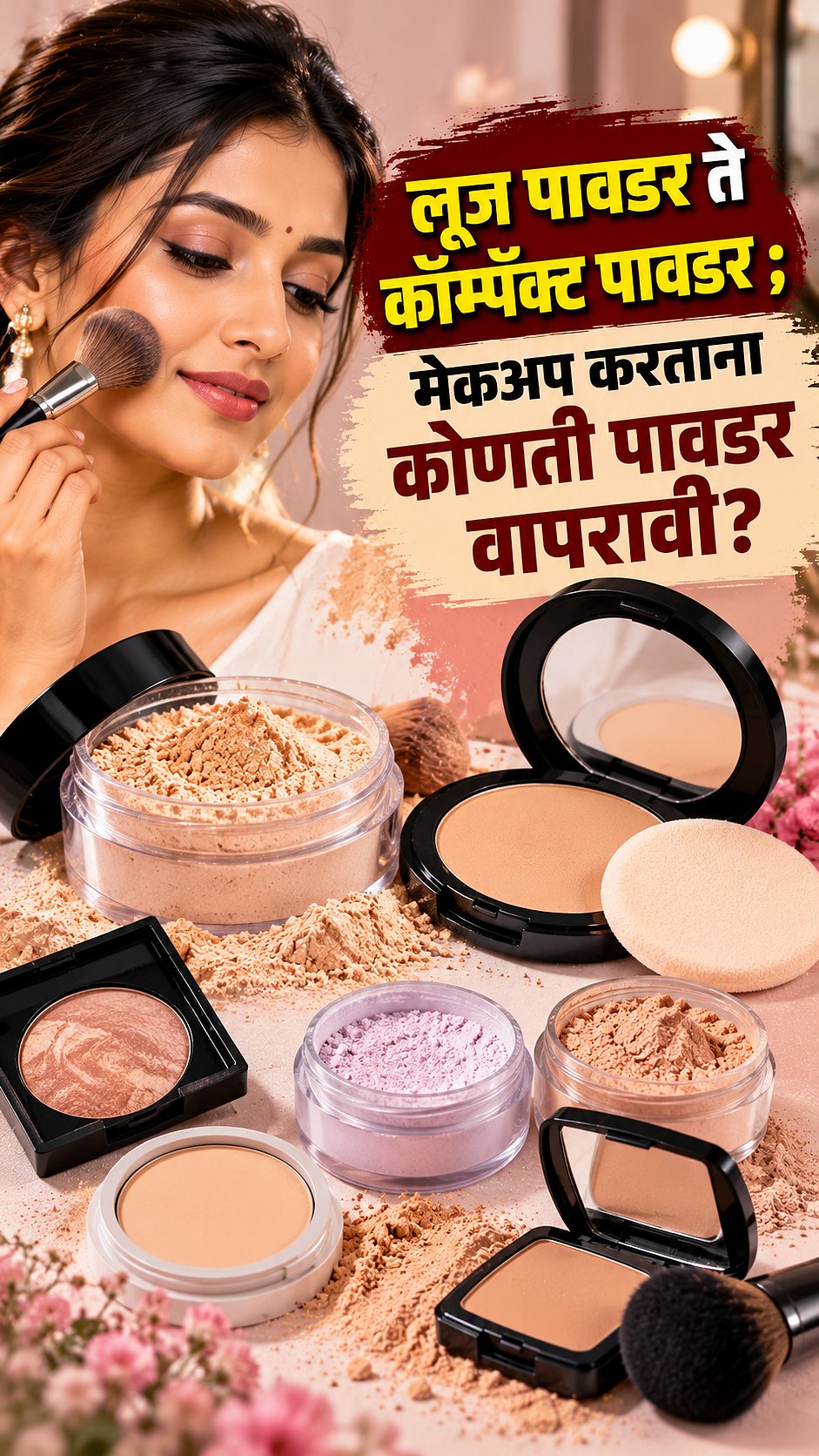 Best Makeup Powder: मेकअप करताना कोणती पावडर वापरावी? तुमच्या त्वचेसाठी ...