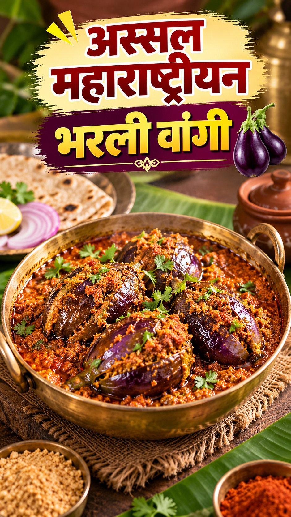Bharli Vangi Recipe: घरच्या घरी बनवा अस्सल गावरान भरली वांगी; चव चाखून ...