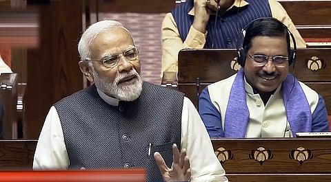 PM Modi To Speak In Rajya Sabha 
