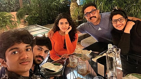 ബാബു രാജ്, വാണി വിശ്വനാഥ്, മകള്‍ ആര്‍ച്ച, മകന്‍ അദ്രി, ആദി