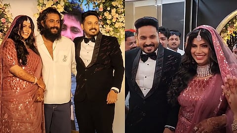 നഹാസിന്‍റെ വിവാഹത്തില്‍ നിന്ന്