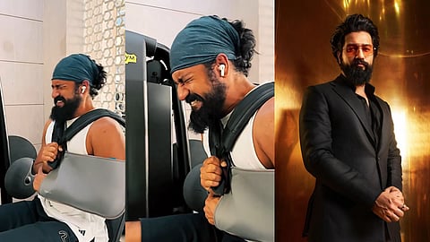 വിക്കി കൗശല്‍ വര്‍ക്കൗട്ട് ചെയ്യുന്നു