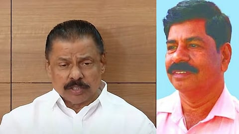 എം വി ​ഗോവിന്ദൻ, പി വി സത്യനാഥൻ