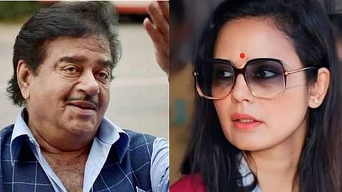 ശത്രുഘ്‌നന്‍ സിന്‍ഹ, മഹുവ മൊയ്ത്ര